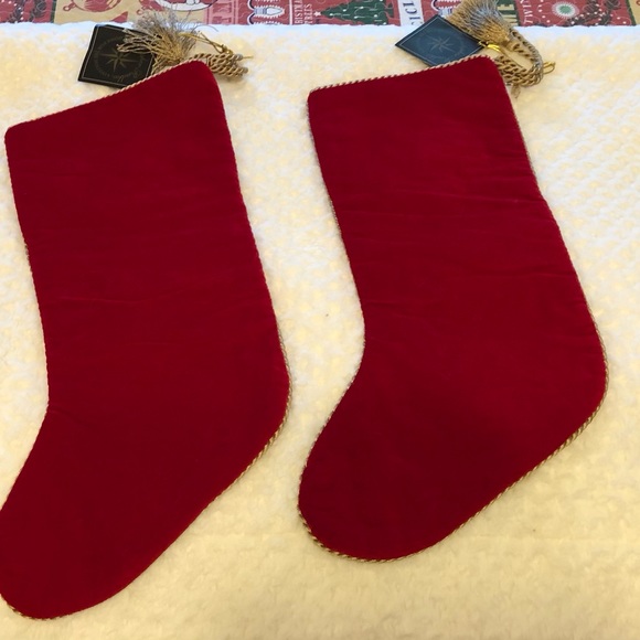 Christopher Radko Set of 2 full-sized stockings - Picture 3 of 3